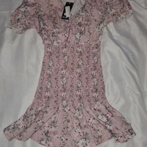 Nasty Gal Shirred dress